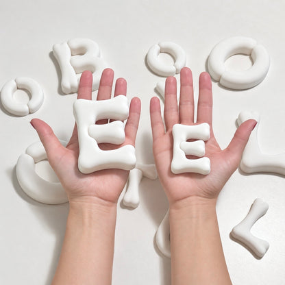 Personalized Halloween Name Sign | 3D Bone Letters for Kids Room Decor