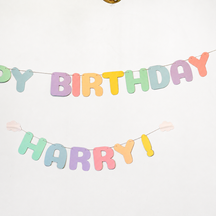 Custom Birthday Banner with Name