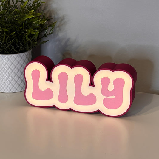Personalized LED night light
