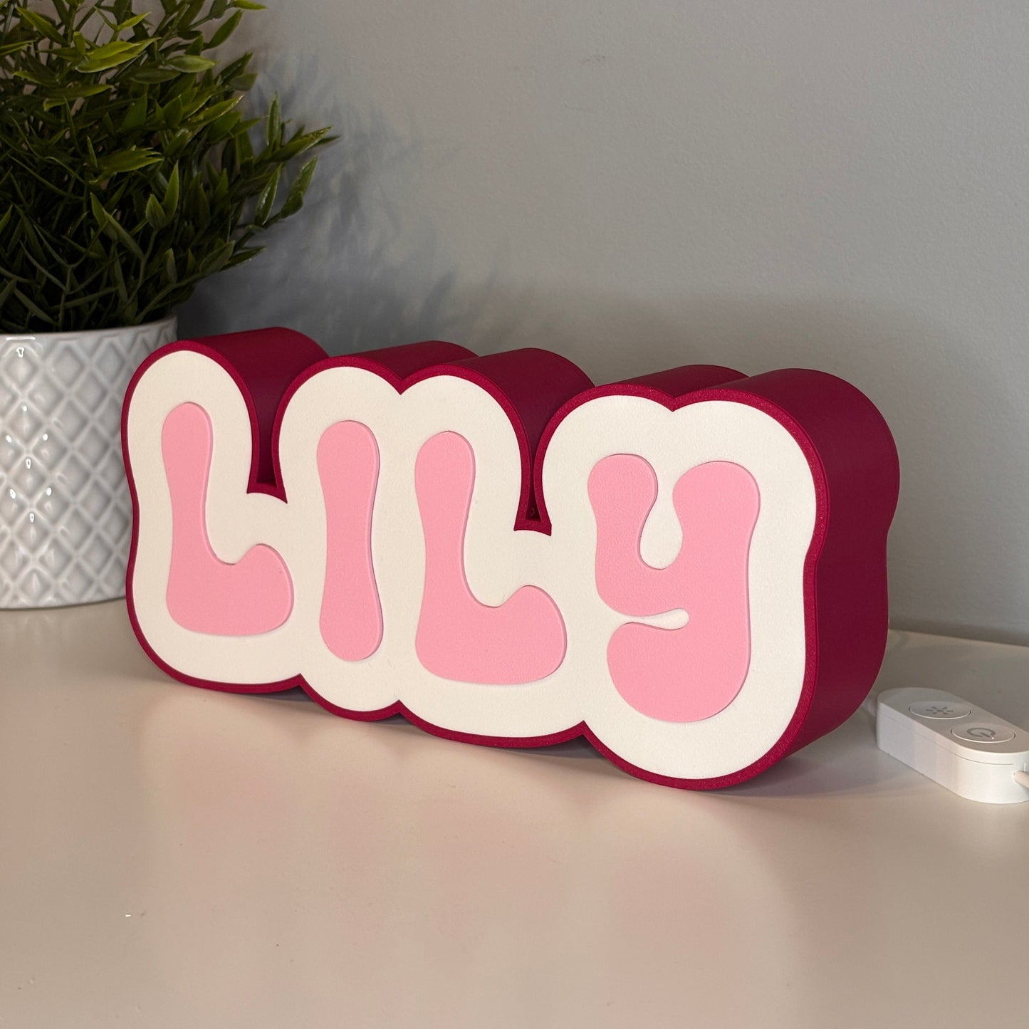 Personalized LED night light