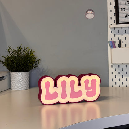 Personalized LED night light