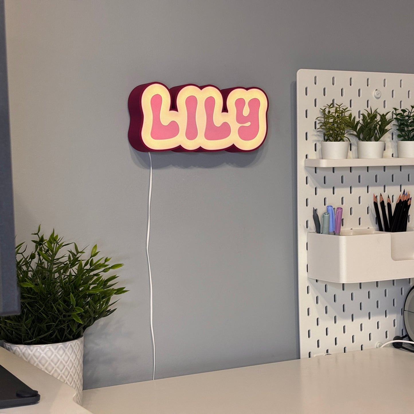 Personalized LED night light