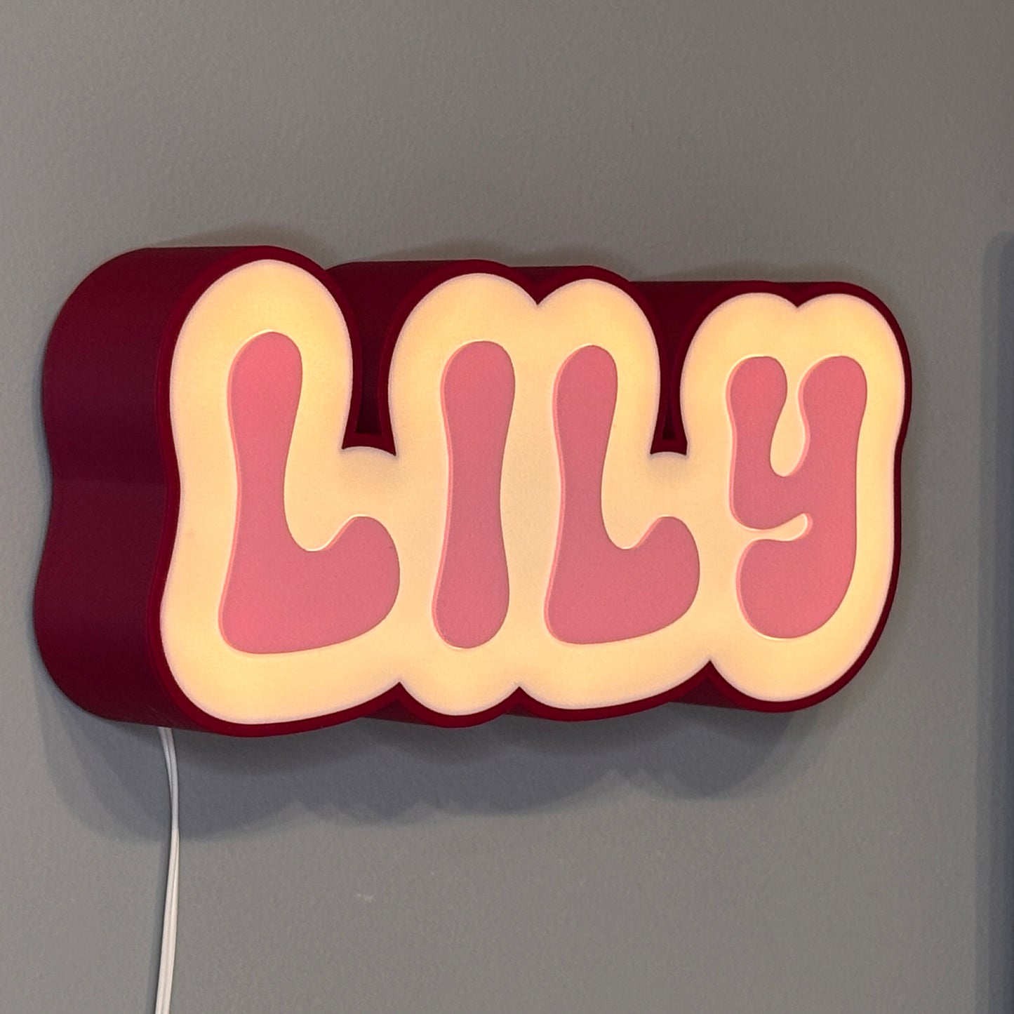 Personalized LED night light