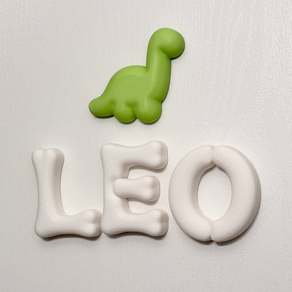 Personalized 3D dinosaur name sign with rounded fossil-inspired letters for kids room decor
by The Homenko Studio, Calgary, Canada