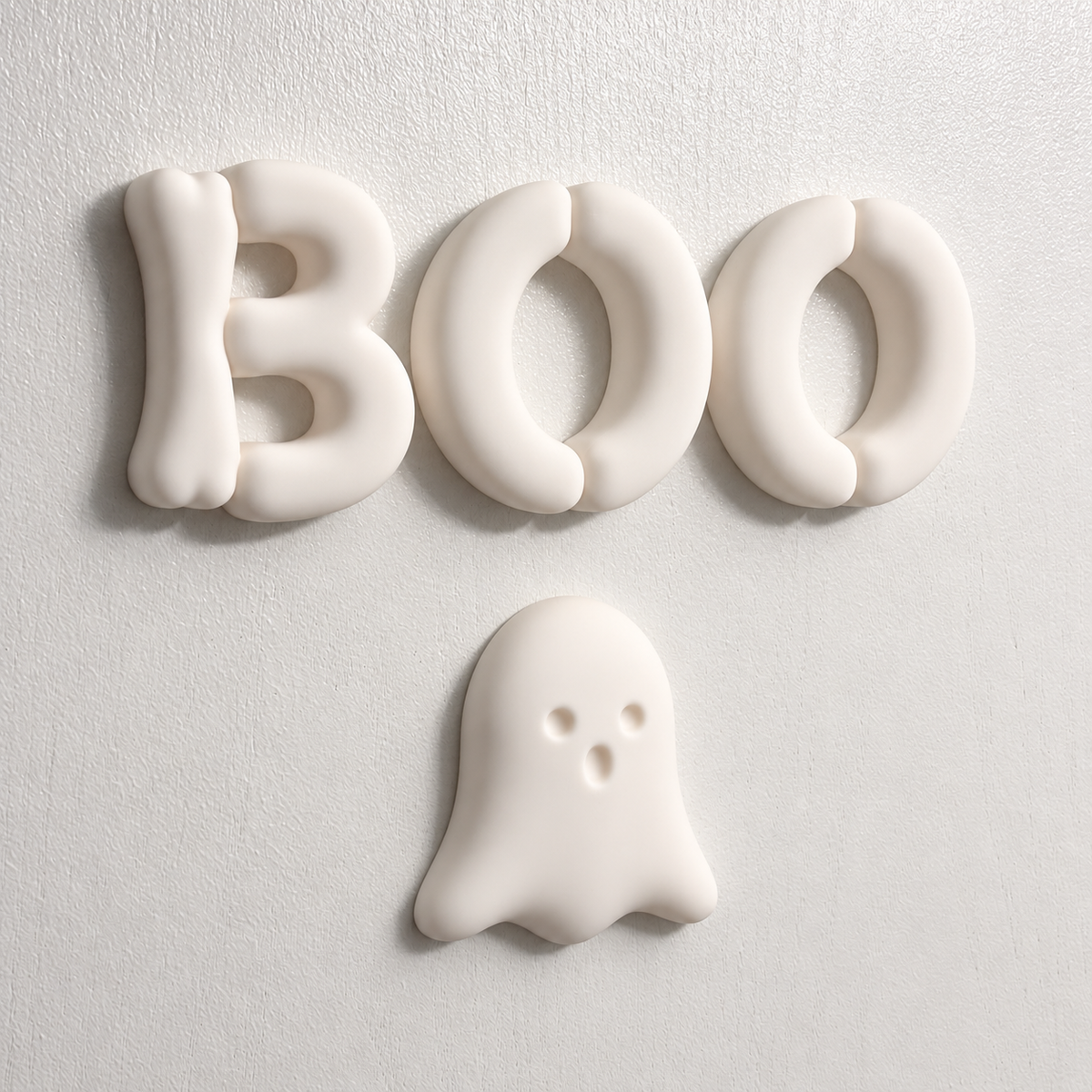 3D BOO Halloween sign with a ghost accent for playful wall decor
by The Homenko Studio, Calgary, Canada